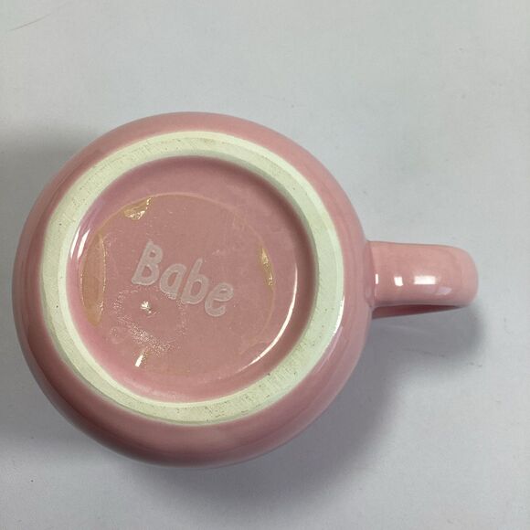 Babe Pink Pig Mug Figural 3D Coffee Tea Ceramic - Picture 6 of 8